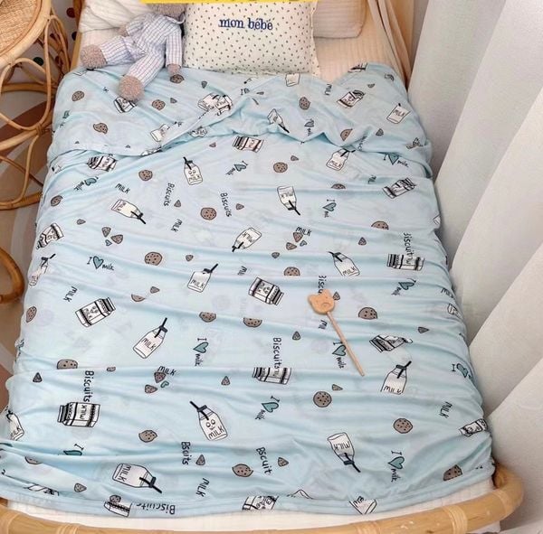  Chăn cotton lạnh điều hòa Hi Mom 120cmx70cm 