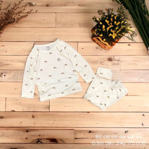  Bộ Dài Tay Cài Vai Avaler các hình AV075 size 6M- 4Y 