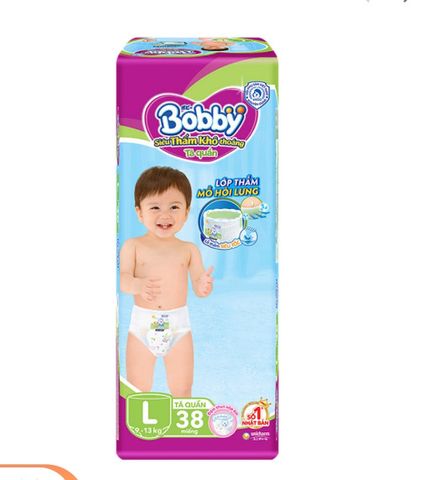  Bỉm quần Bobby size L38 