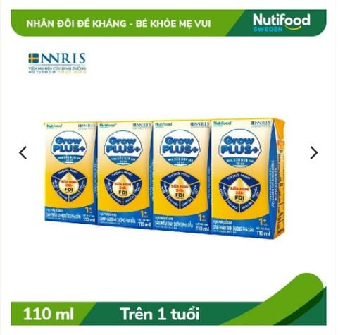 SBPS Growplus+ sữa non 110ml 1Y+