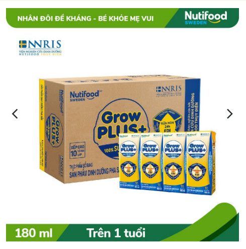  SBPS Growplus+ sữa non 180ml 1Y+ 