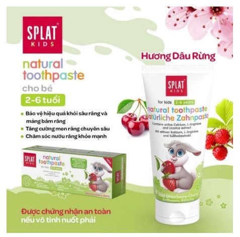  KĐR Splat Kids hương dâu 20ml 2-6Y 