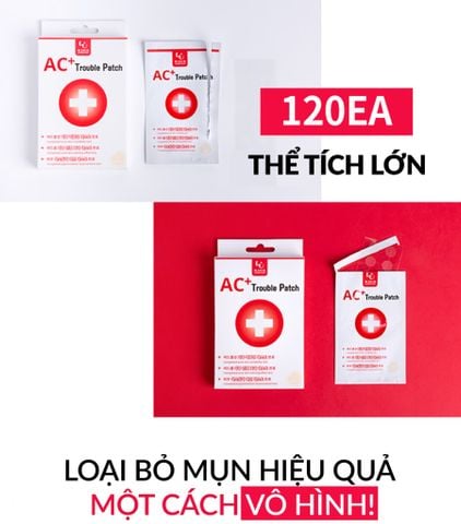 Miếng dán mụn W.Skin Laboratory giúp đẩy nhân mụn, làm dịu, mờ thâm mụn (120 miếng 10x10mm) {Có tem phụ nhập khẩu chính ngạch}