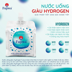Nước uống i-on kiềm Fujiwa công nghệ Nhật Bản giúp bù nước nhanh và tốt cho sức khỏe hệ tiêu hóa