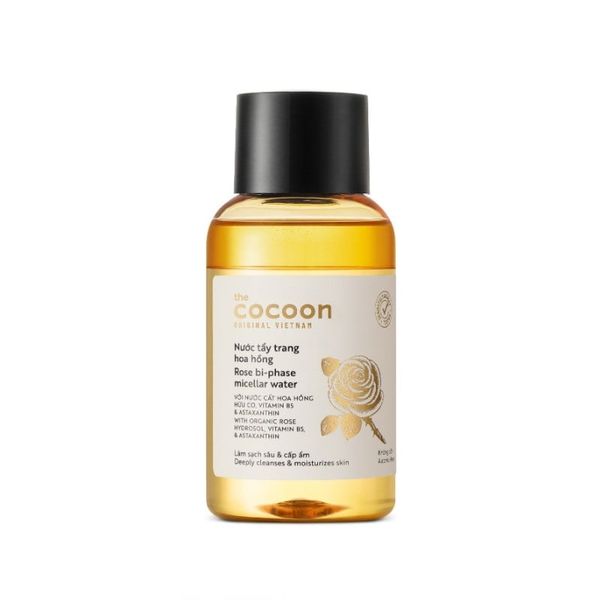 COCOON Nước tẩy trang hoa hồng 140ml làm sạch sâu và cấp ẩm (new)
