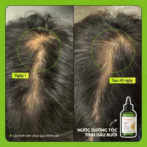 Nước Dưỡng Tóc Cocoon Tinh Dầu Bưởi 310ml (Phiên bản mới) giúp giảm gãy tóc và làm mềm tóc