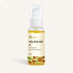 Dầu Tẩy Trang Rửa Mặt 3S Sạch Bã Nhờn Và Cặn Trang Điểm Trên Da Dưỡng Da Sáng Mịn Cỏ Mềm Homelab 50ml