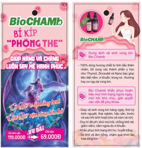 Dung dịch vệ sinh Bio Chamb Bí kíp 