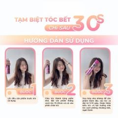 Dầu gội khô Girlz Only Dry Shampoo Party Nights size du lịch 100ml/chai cho tóc sạch thơm bồng bềnh