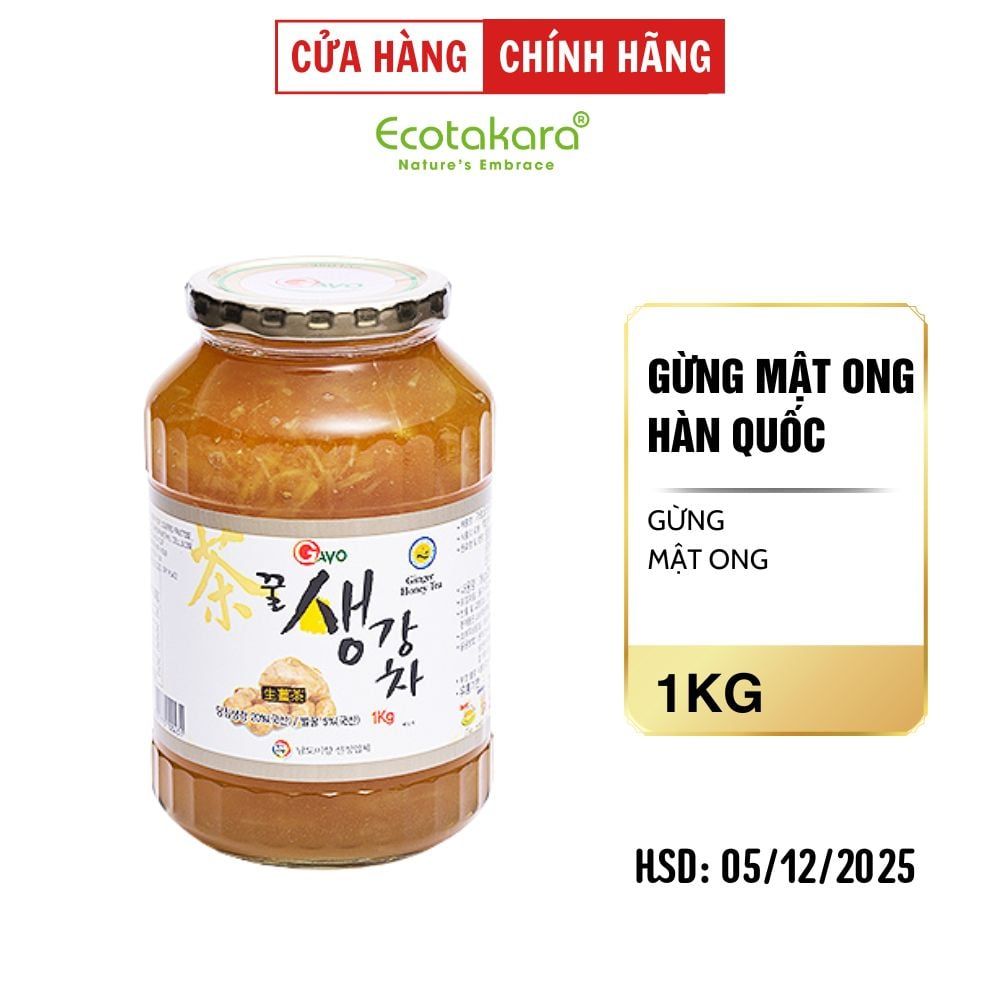 Mật ong Hàn Quốc ngâm chanh đào gừng nhân sâm giúp tăng cường đề kháng giảm đau rát họng