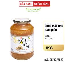 Mật ong Hàn Quốc ngâm chanh đào gừng nhân sâm giúp tăng cường đề kháng giảm đau rát họng