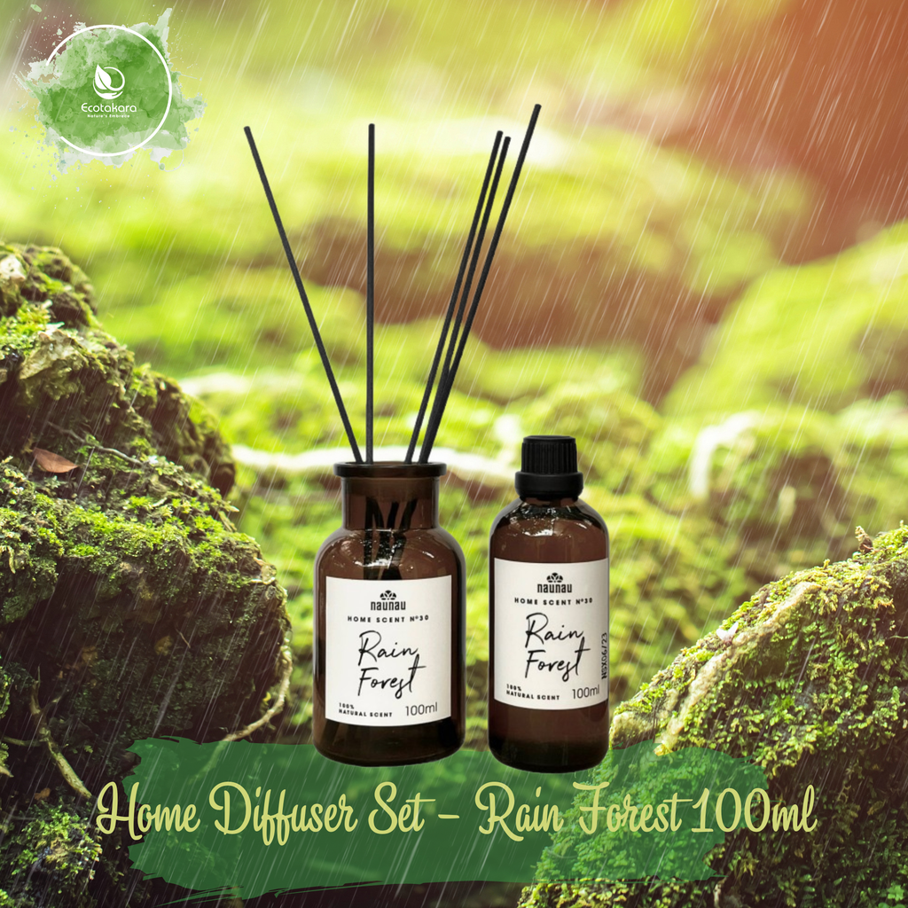 Home Diffuser Set - Rain Forest 100ml mang đến cảm giác tươi mát, trong lành khu rừng nhiệt đới