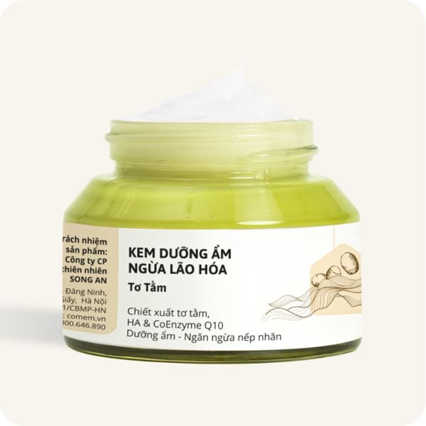 Kem dưỡng ẩm ngừa lão hóa Tơ Tằm Cỏ Mềm 50g