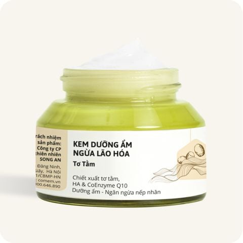 Kem dưỡng ẩm ngừa lão hóa Tơ Tằm Cỏ Mềm 50g