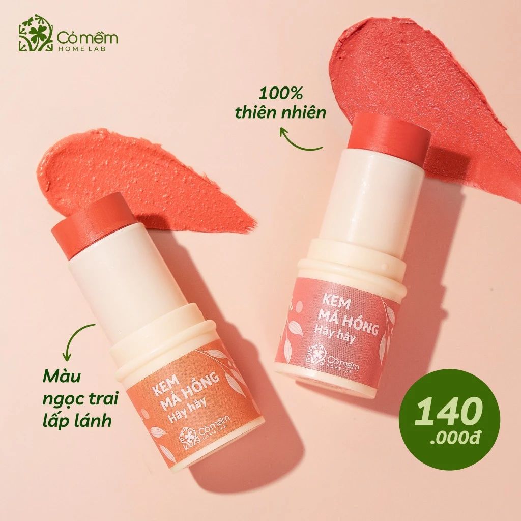 [HSD 23/4/2025] Kem Má Hồng Hây Hây Cỏ Mềm