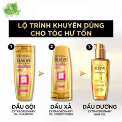 Dầu Dưỡng Tóc L'Oreal Paris Elseve Extraordinary Oil chiết xuất Tinh Dầu Hoa Tự Nhiên 100ml dành cho mọi loại tóc