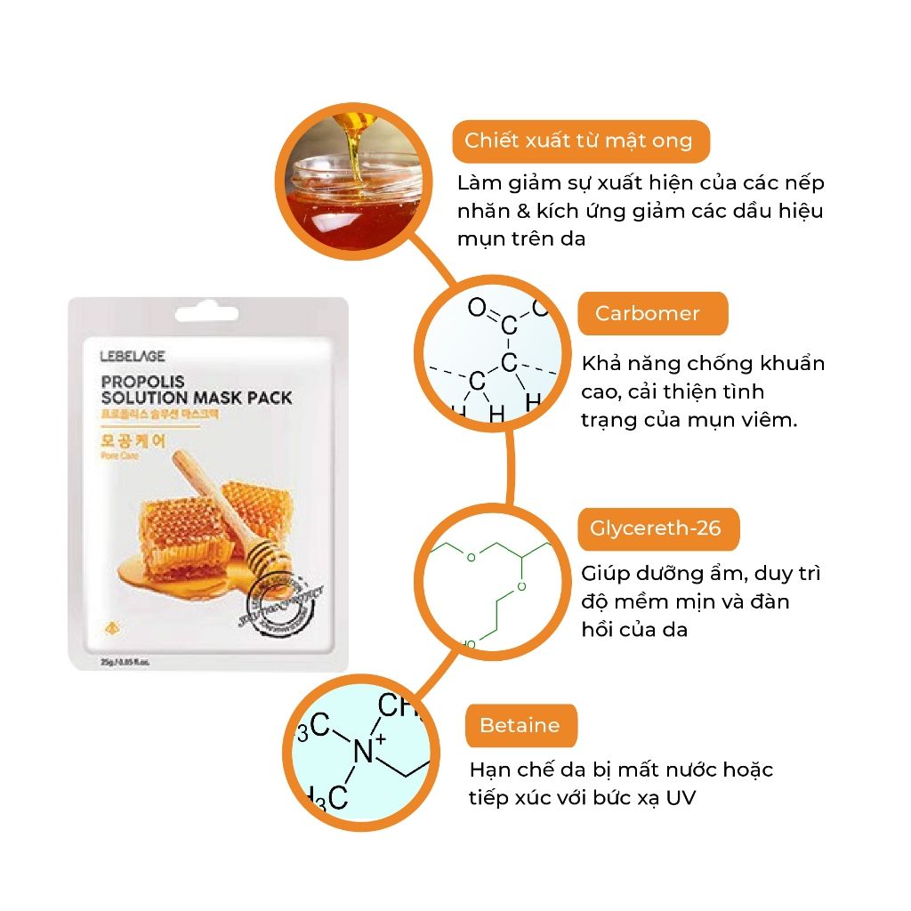 [HSD 20/3/2025] Mặt Nạ Lebelage Solution Mask Pack 25ml giúp dưỡng ẩm và phục hồi da nhiều loại lựa chọn