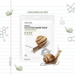 [HSD 20/3/2025] Mặt Nạ Lebelage Solution Mask Pack 25ml giúp dưỡng ẩm và phục hồi da nhiều loại lựa chọn
