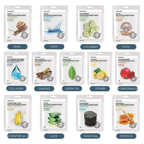 [HSD 20/3/2025] Mặt Nạ Lebelage Solution Mask Pack 25ml giúp dưỡng ẩm và phục hồi da nhiều loại lựa chọn
