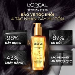 Dầu Dưỡng Tóc L'Oreal Paris Elseve Extraordinary Oil chiết xuất Tinh Dầu Hoa Tự Nhiên 100ml dành cho mọi loại tóc