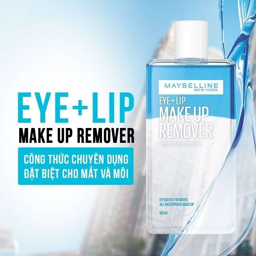 Nước Tẩy Trang Mắt Môi Maybelline Lip & Eye Make Up Remover 150ml