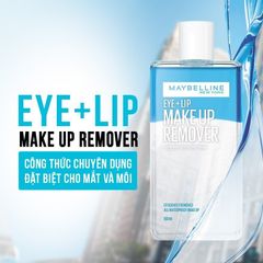 Nước Tẩy Trang Mắt Môi Maybelline Lip & Eye Make Up Remover 150ml