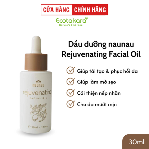 [HSD 1/4/2025] Dầu dưỡng naunau Rejuvenating Facial Oil 30ml giúp da săn chắc và căng bóng