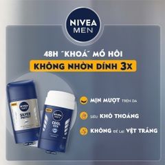 Lăn Ngăn Mùi Nam Phân Tử Bạc Nivea 50ml
