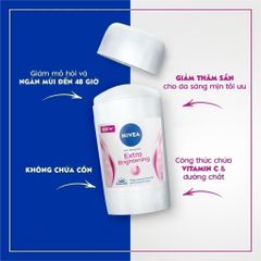 Sáp Ngăn Mùi Nivea Sáng Mịn Mờ Vết Thâm 50ml