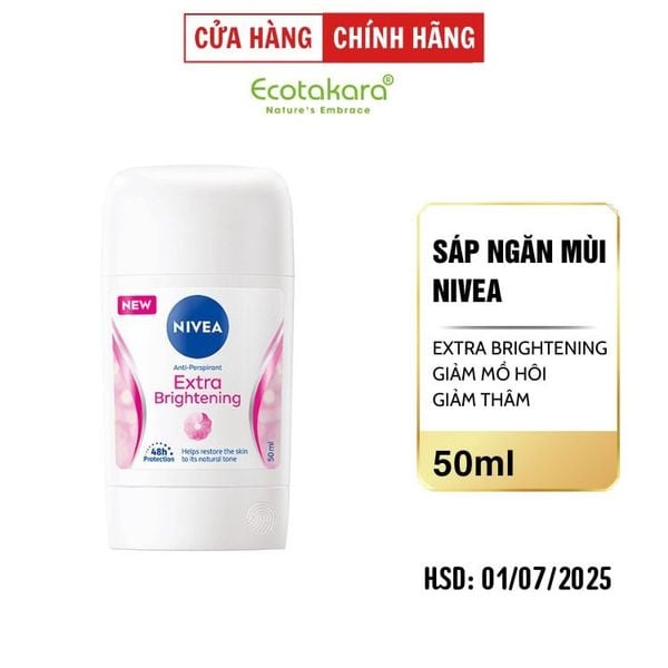 Sáp Ngăn Mùi Nivea Sáng Mịn Mờ Vết Thâm 50ml