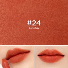 Son Ngọc Không Chì Thiên Nhiên Cỏ Mềm #24 - Thiên Điểu màu cam cháy kiêu sa