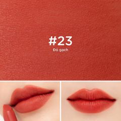 Son Ngọc Không Chì Thiên Nhiên Cỏ Mềm #23- Trạng nguyên màu đỏ gạch rạng rỡ