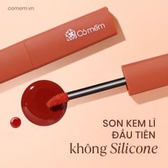 Son Kem Nhung Cỏ Mềm Lì Mượt Không Silicone An Toàn Từ Thiên Nhiên (2.6gr/3ml) Màu #35 - Đỏ lạnh