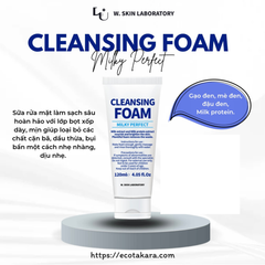 Sữa rửa mặt tạo bọt Hàn Quôc MILKY COLLAGEN CLEANSING FOAM (Phiên bản mới) chiết xuất từ sữa và 3 loại hạt ngũ cốc đen giúp làm sạch da hoàn hảo và thải độc tố cho da sáng mịn tinh khiết