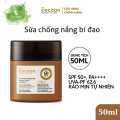 Sữa chống nắng bí đao Cocoon SPF 50+, UVA-PF 62.6 (50ml) ráo mịn tự nhiên