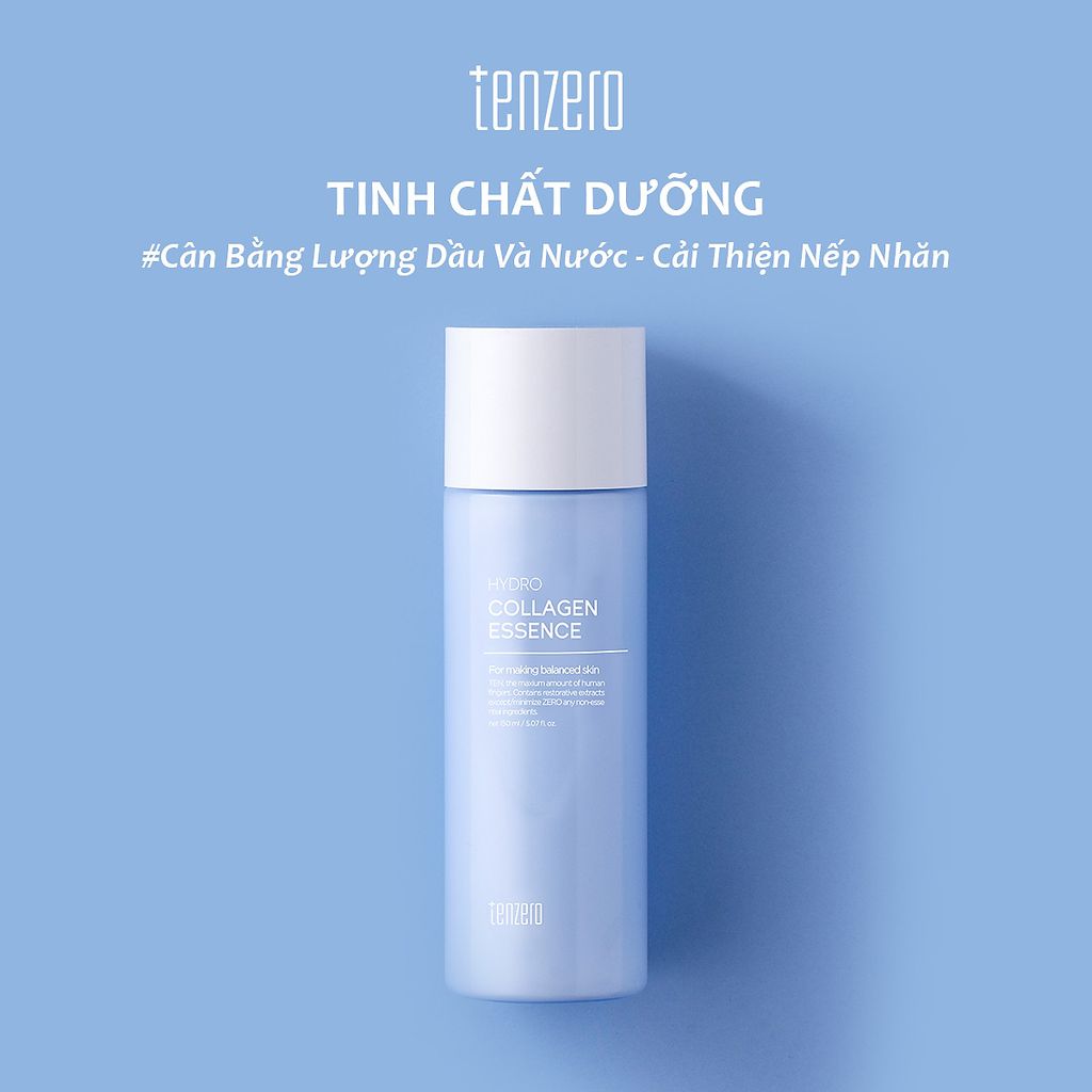 [HSD 13/3/2025] Tinh chất Tenzero Hydro Collagen Essence 150ml Cấp Ẩm, Làm Mờ Nếp Nhăn