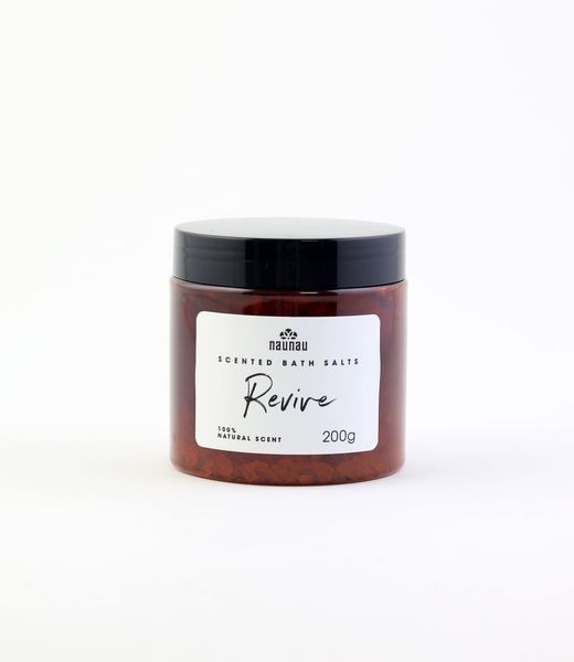 Muối tắm NauNau Bath Salt Revive 200g thải độc, giảm stress, mang lại cảm giác tươi tắn, sảng khoái đầy sức sống