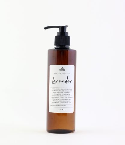 Sữa tắm thảo dược naunau Lavender 250ml hương hoa Oải hương ngọt ngào dịu nhẹ