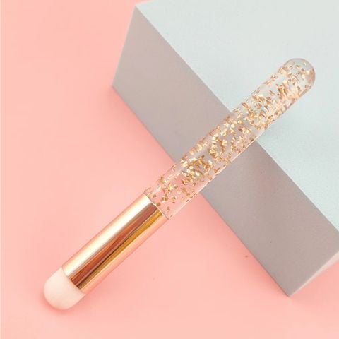 CỌ TÁN SON MÔI KUMO MINI MỀM MẠI CAO CẤP CHE KHUYẾT ĐIỂM (KIM TUYẾN VÀNG)