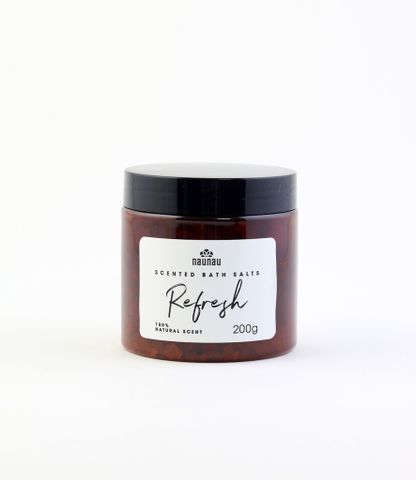 Muối tắm NauNau Bath Salt Refresh 200g thải độc, giảm stress, mang lại cảm giác tươi tắn, sảng khoái đầy sức sống