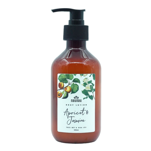 Sữa dưỡng thể NauNau Body lotion Apricot & Jasmine 300ml thẩm thấu nhanh, hương hoa Lài & Hoa Mơ