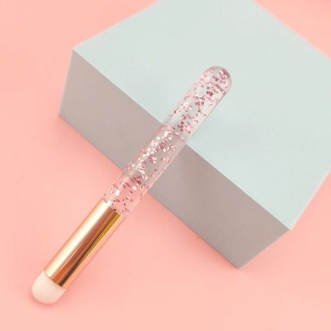 Cọ tán môi trang điểm Kumo Mini siêu mềm mại nhỏ gọn thiết kế đầu tròn chất lượng cao che khuyết điểm đa năng (Kim tuyến hồng)