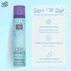 Dầu Gội Khô Girlz Only Dry Shampoo giúp tóc bồng bềnh, sạch thơm dễ chịu