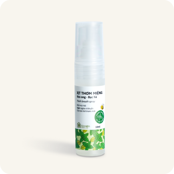 Xịt thơm miệng Cỏ Mềm Keo Ong - Bạc Hà 10ml