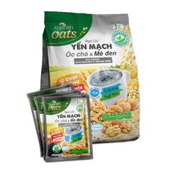 Ngũ cốc yến mạch Óc chó & Mè đen túi 400g