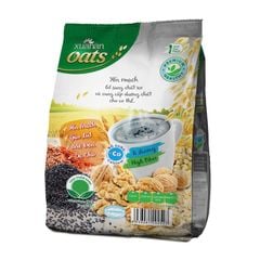 Ngũ cốc yến mạch Óc chó & Mè đen túi 400g