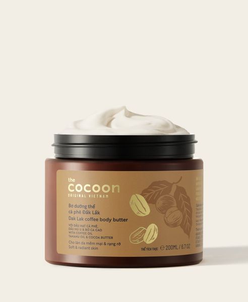 COCOON Bơ dưỡng thể cà phê Đắk Lắk 200ml