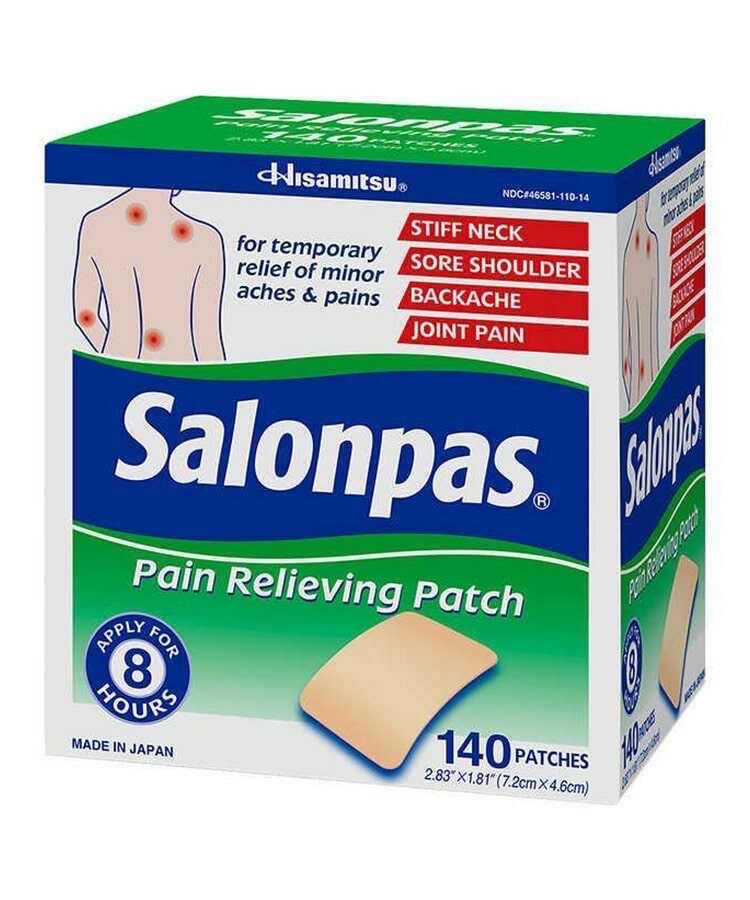 Miếng dán giảm đau xương khớp Salonpas Hisamitsu 140 miếng