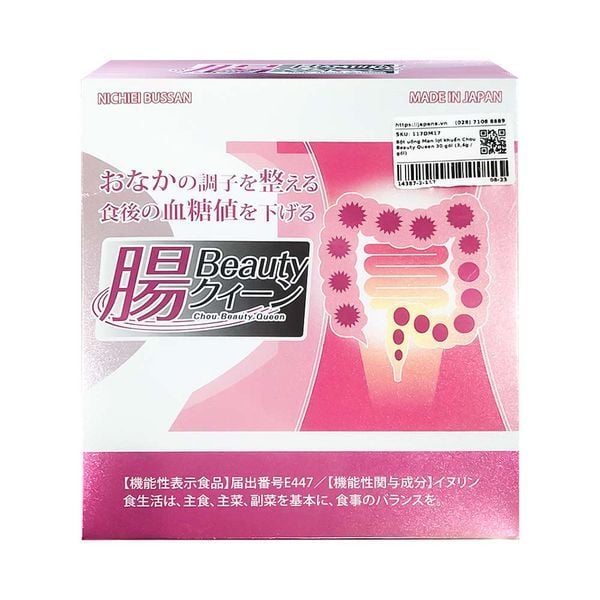 Bột uống Men lợi khuẩn Chou Beauty Queen 30 gói (3,4g / gói)