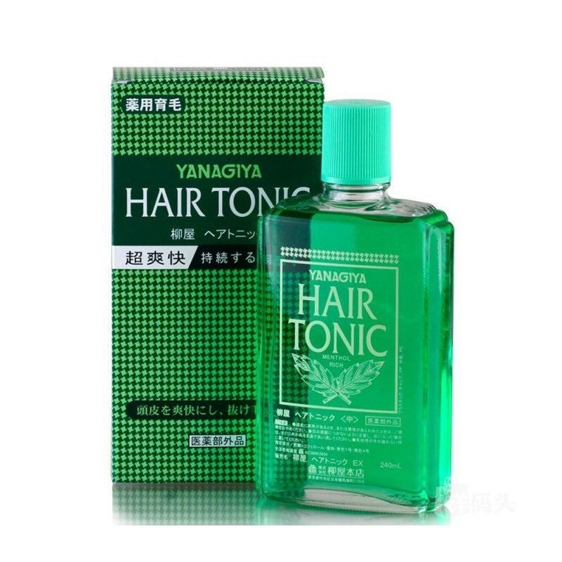 Dung dịch bạc hà chống rụng tóc, chống sơ tóc  YANAGIYA HAIR TONIC